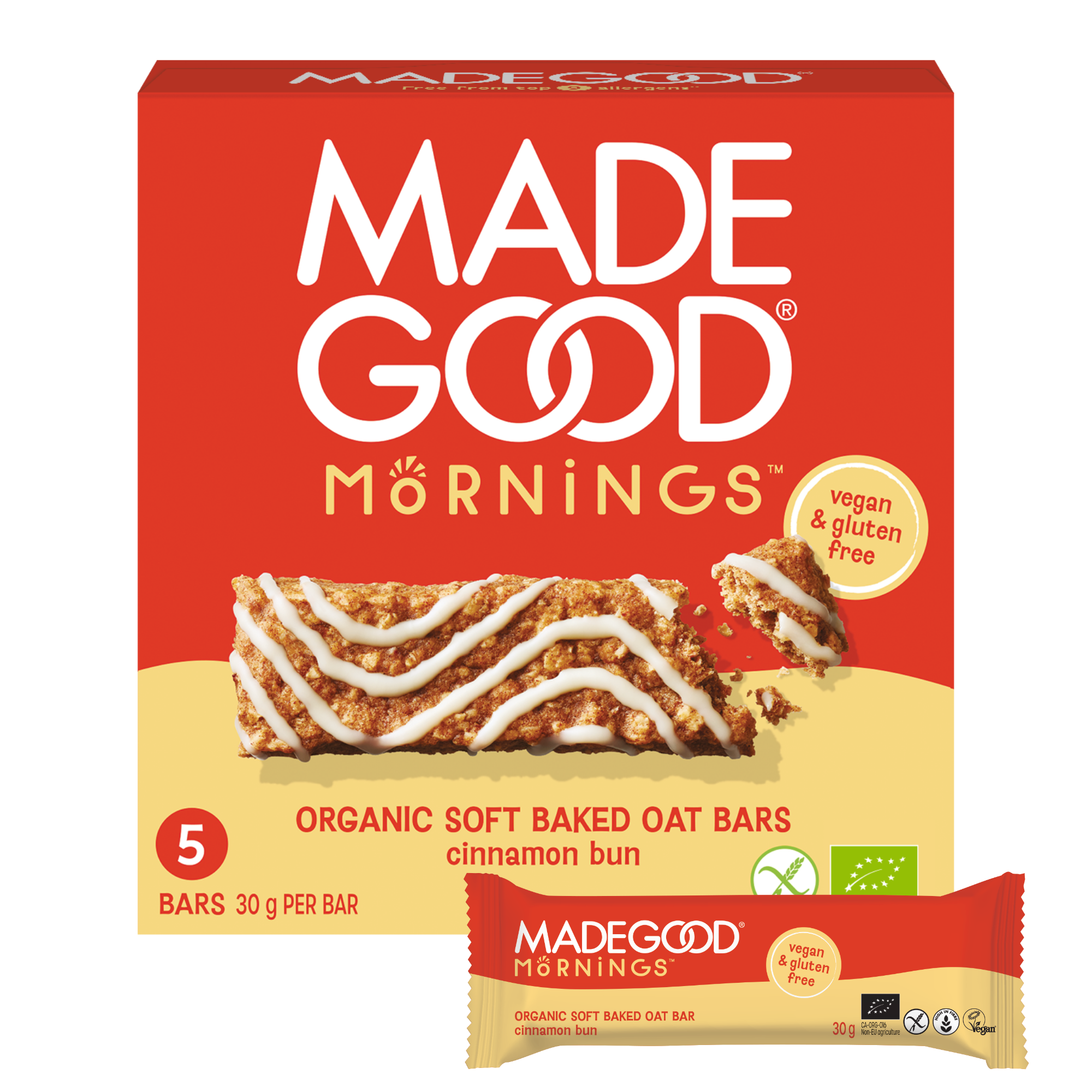 Zachte Blauwe Bes Haverrepen met Vegan Witte Chocolade – MadeGoodFoods-EU